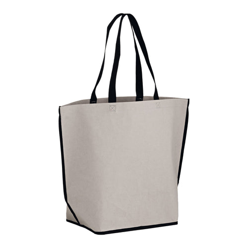 Wholesale LIGHTNING - WASHABLE KRAFT PAPER OVERSIZE TOTE BAG WITH CONTOURED BOTTOM CORNERS - WB20916