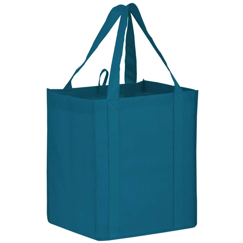 Wholesale HEAVY DUTY NON-WOVEN GROCERY TOTE BAG WITH POLY BOARD INSERT - Y2KG131015