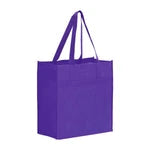 Wholesale Heavy-Duty Non-Woven Grocery Shopping Bags with Poly Board Insert (Y2KL13714)