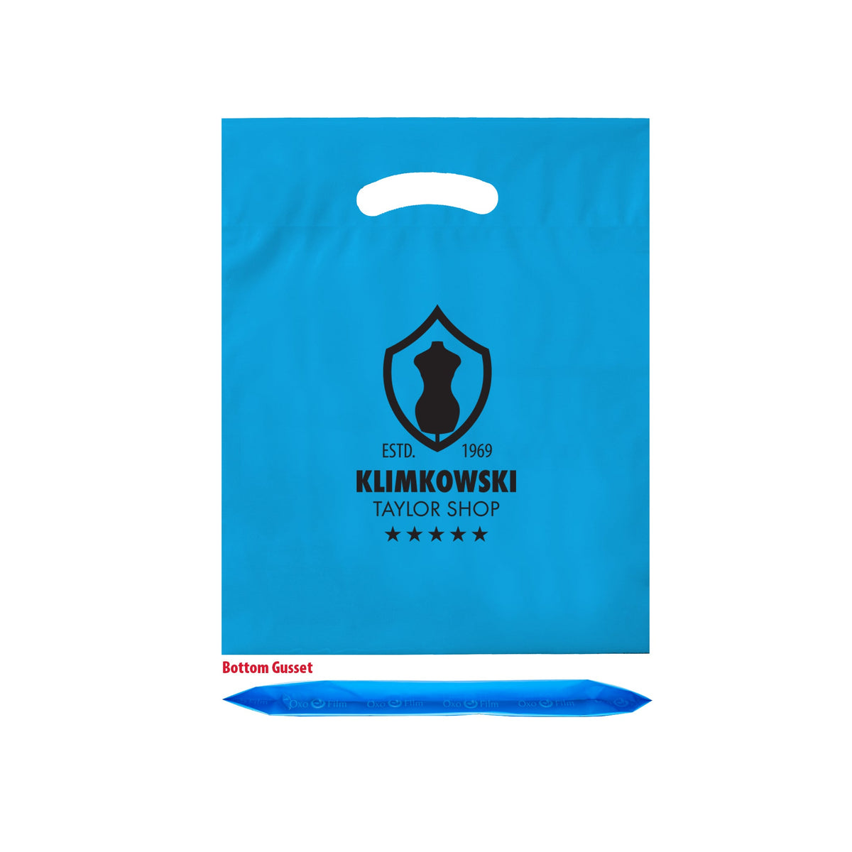 Wholesale OXO Reusable Die Cut Handle Bags (12" x 16")