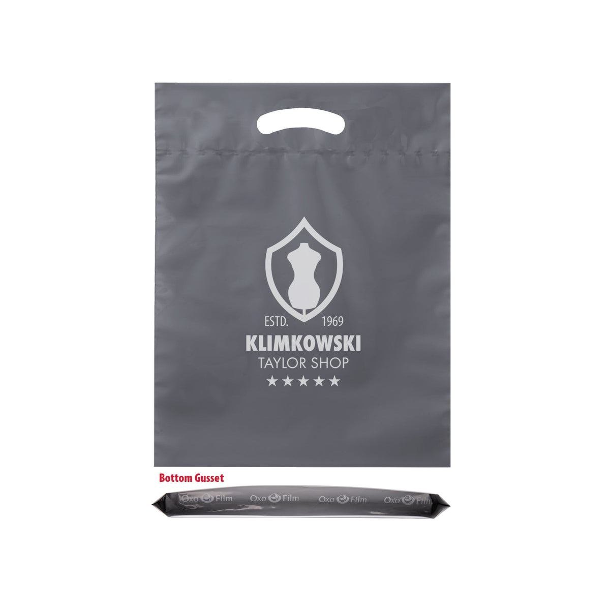 Wholesale OXO Reusable Die Cut Handle Bags (12" x 16")