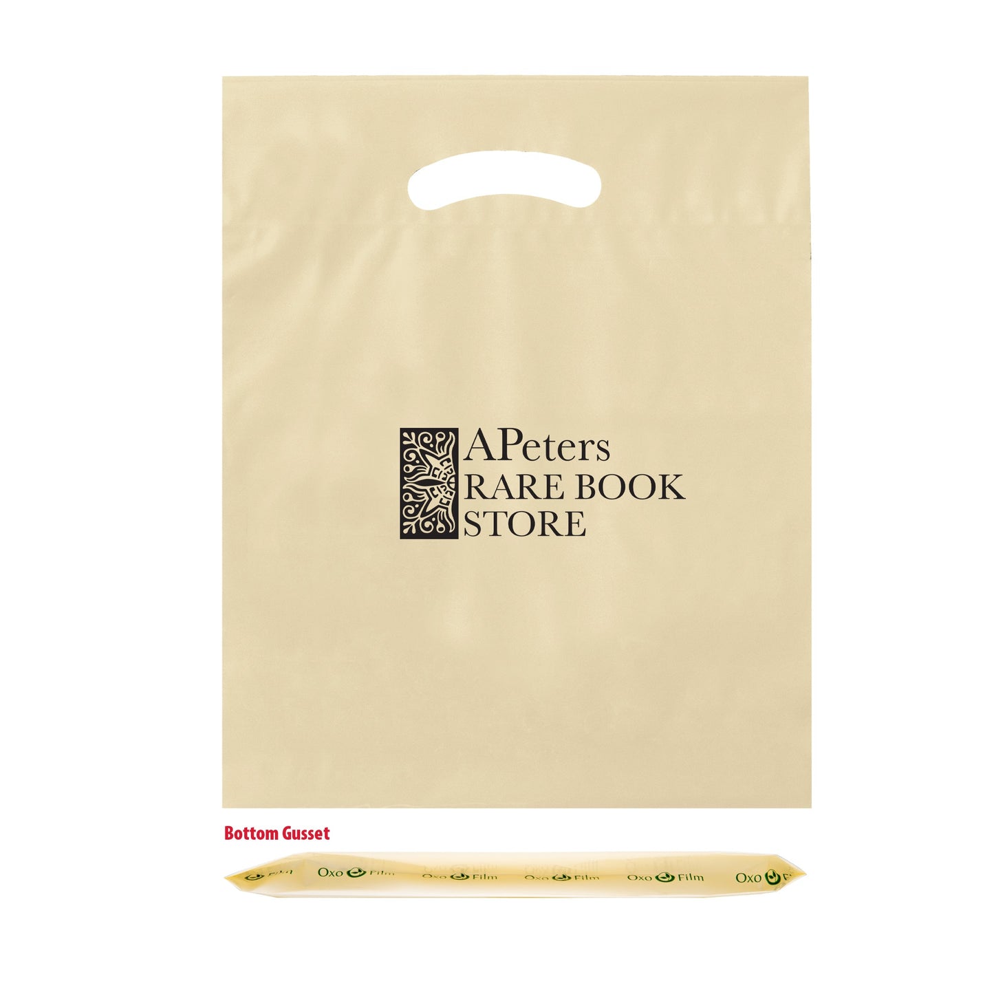 Wholesale OXO REUSABLE FOLD-OVER REINFORCED DIE CUT BAG |15X18X3| - 12BD1518