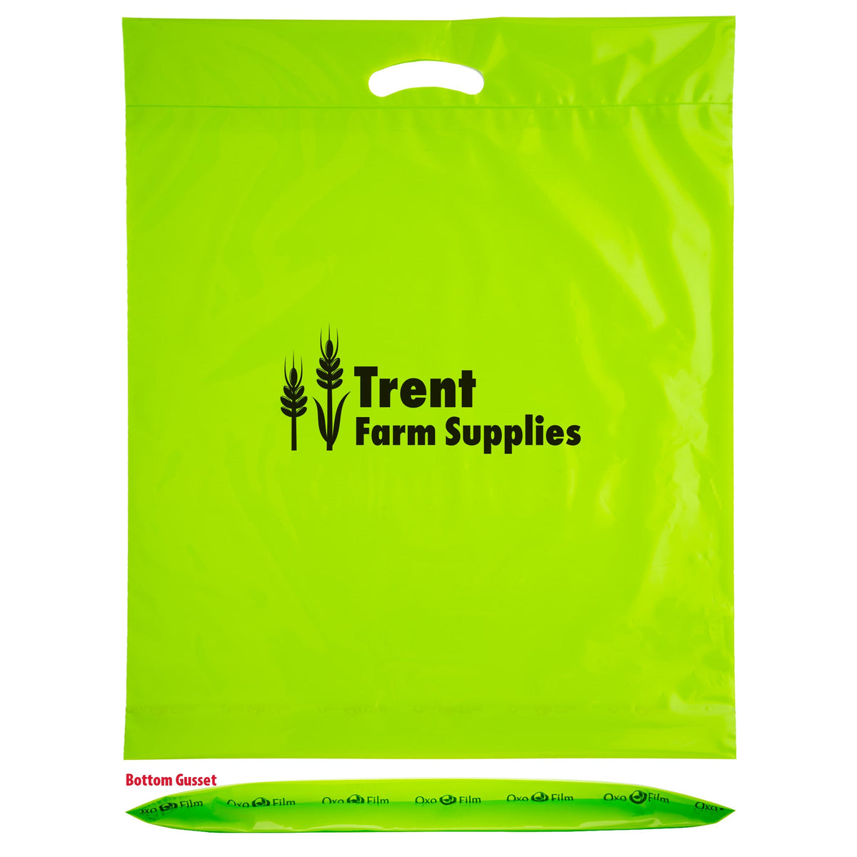 Wholesale Oxo Reusable Fold-Over Reinforced Die Cut Bag - 12BD1822