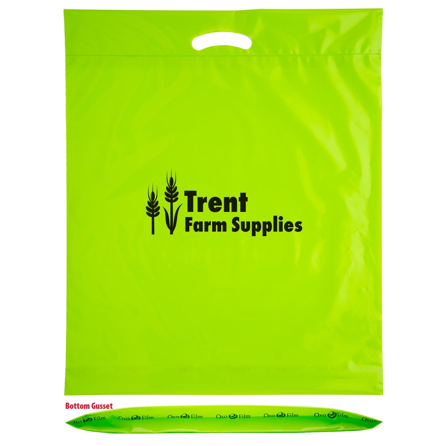 Wholesale Oxo Reusable Fold-Over Reinforced Die Cut Bag - 12BD1822
