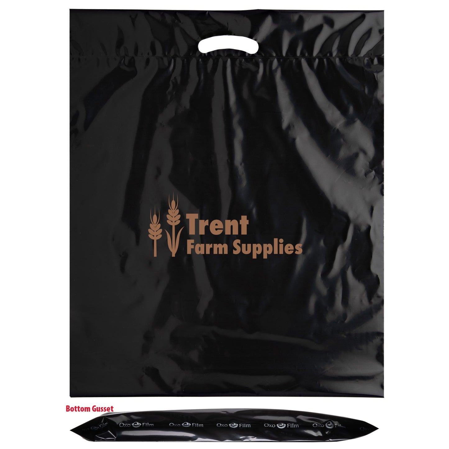 Wholesale Oxo Reusable Fold-Over Reinforced Die Cut Bag - 12BD1822