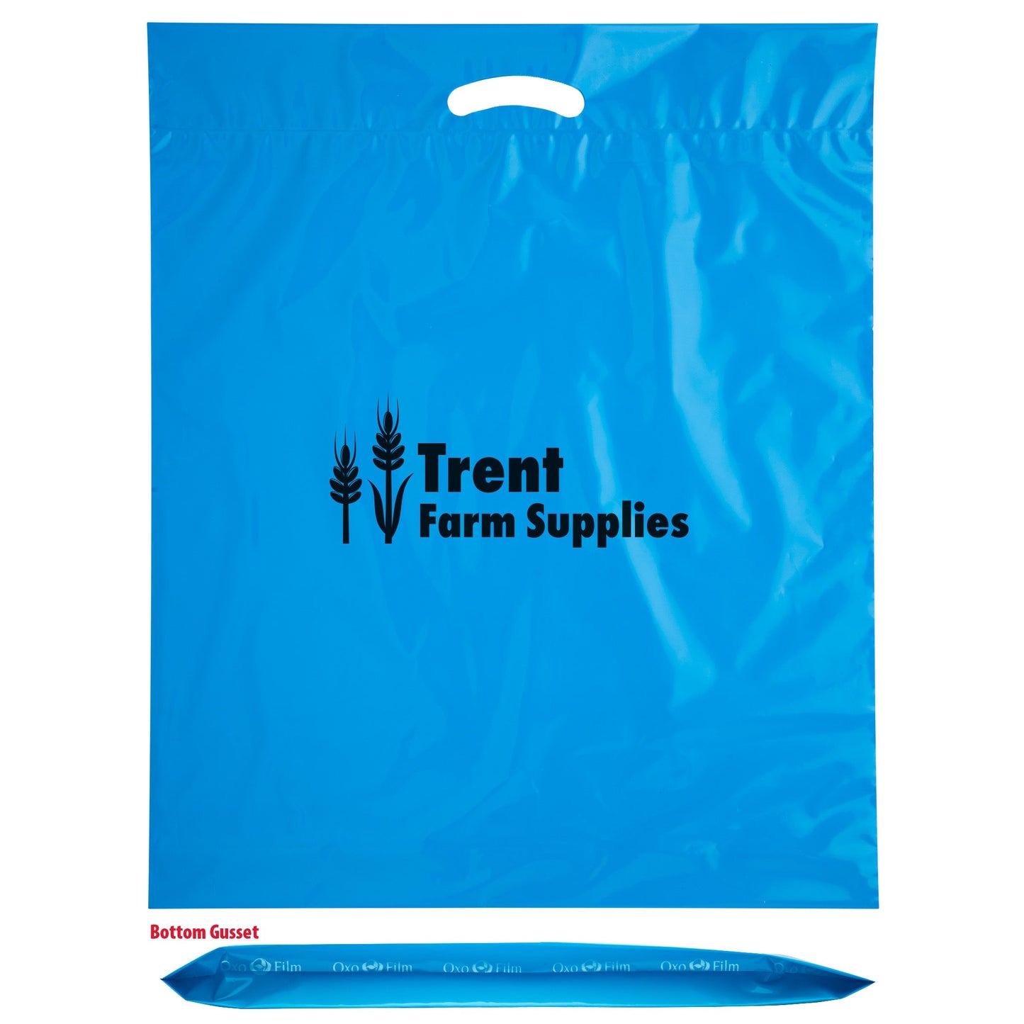Wholesale Oxo Reusable Fold-Over Reinforced Die Cut Bag - 12BD1822