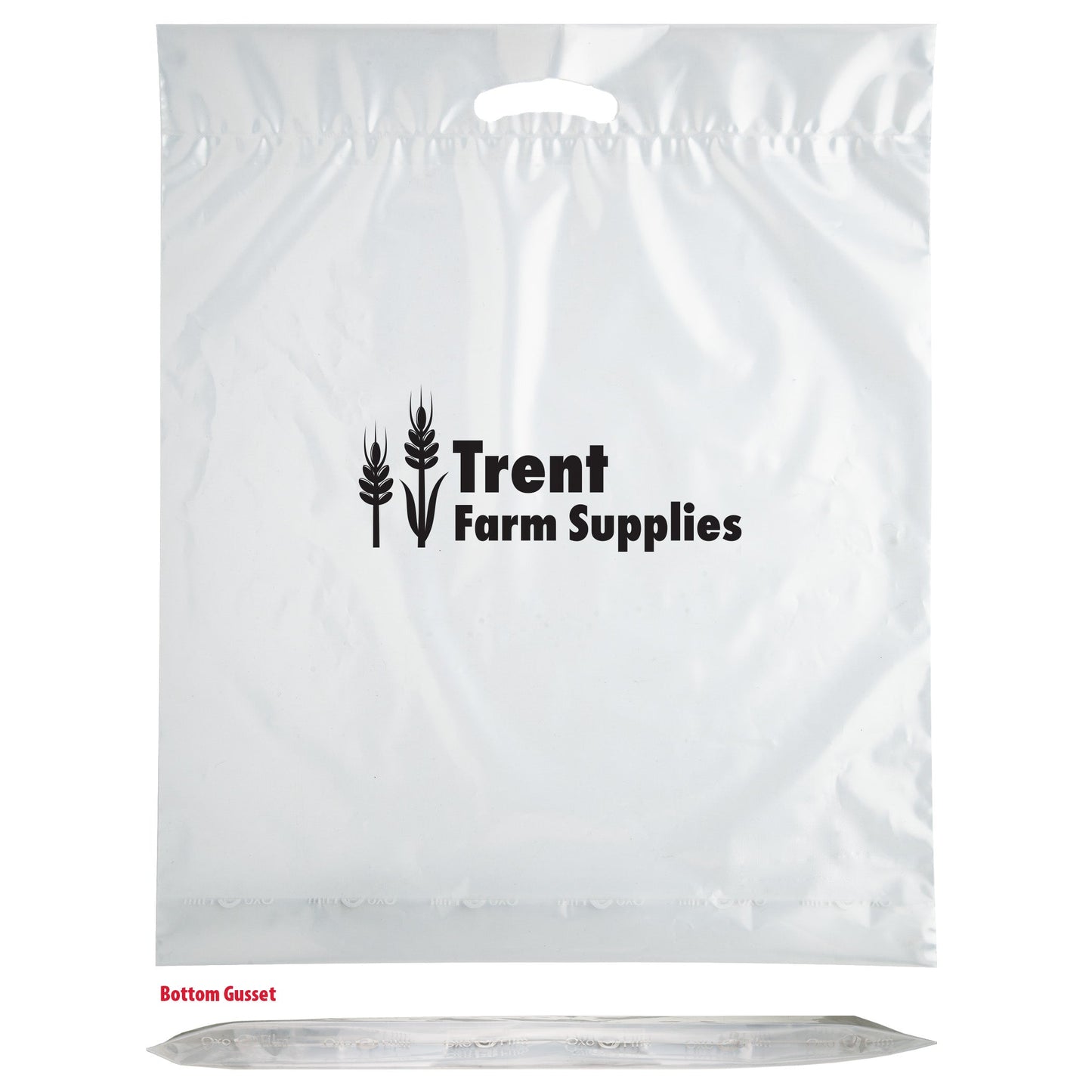 Wholesale Oxo Reusable Fold-Over Reinforced Die Cut Bag - 12BD1822
