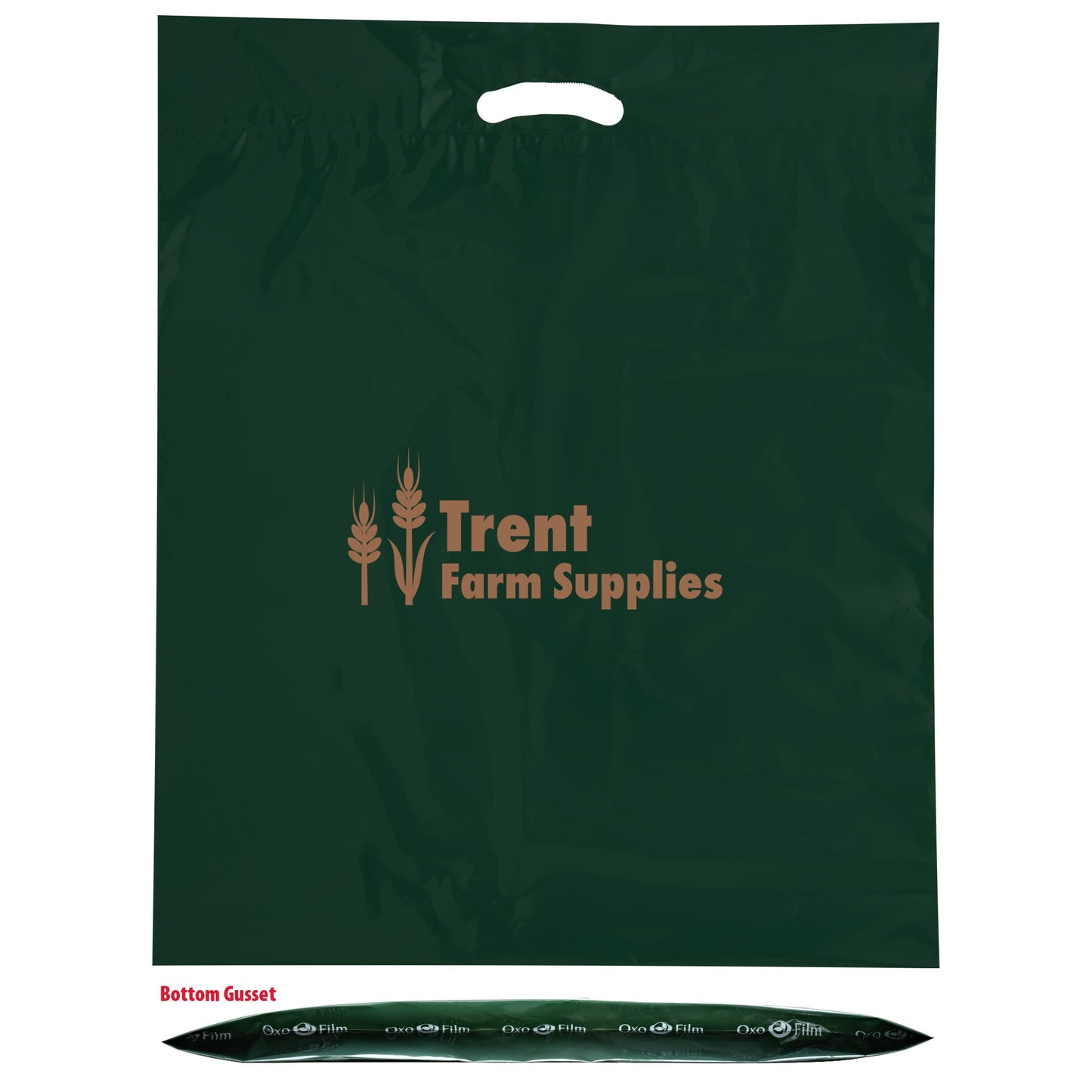 Wholesale Oxo Reusable Fold-Over Reinforced Die Cut Bag - 12BD1822