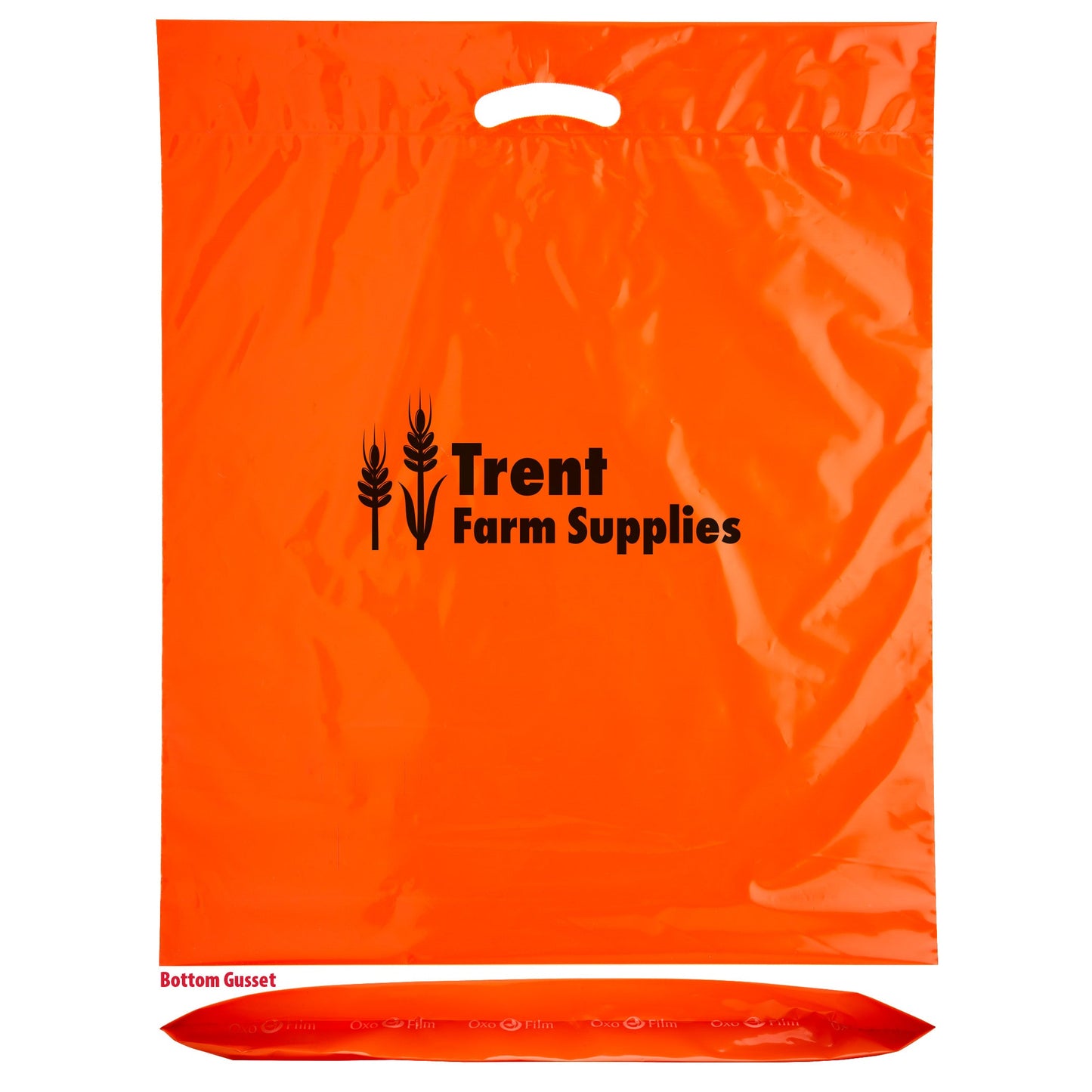 Wholesale Oxo Reusable Fold-Over Reinforced Die Cut Bag - 12BD1822