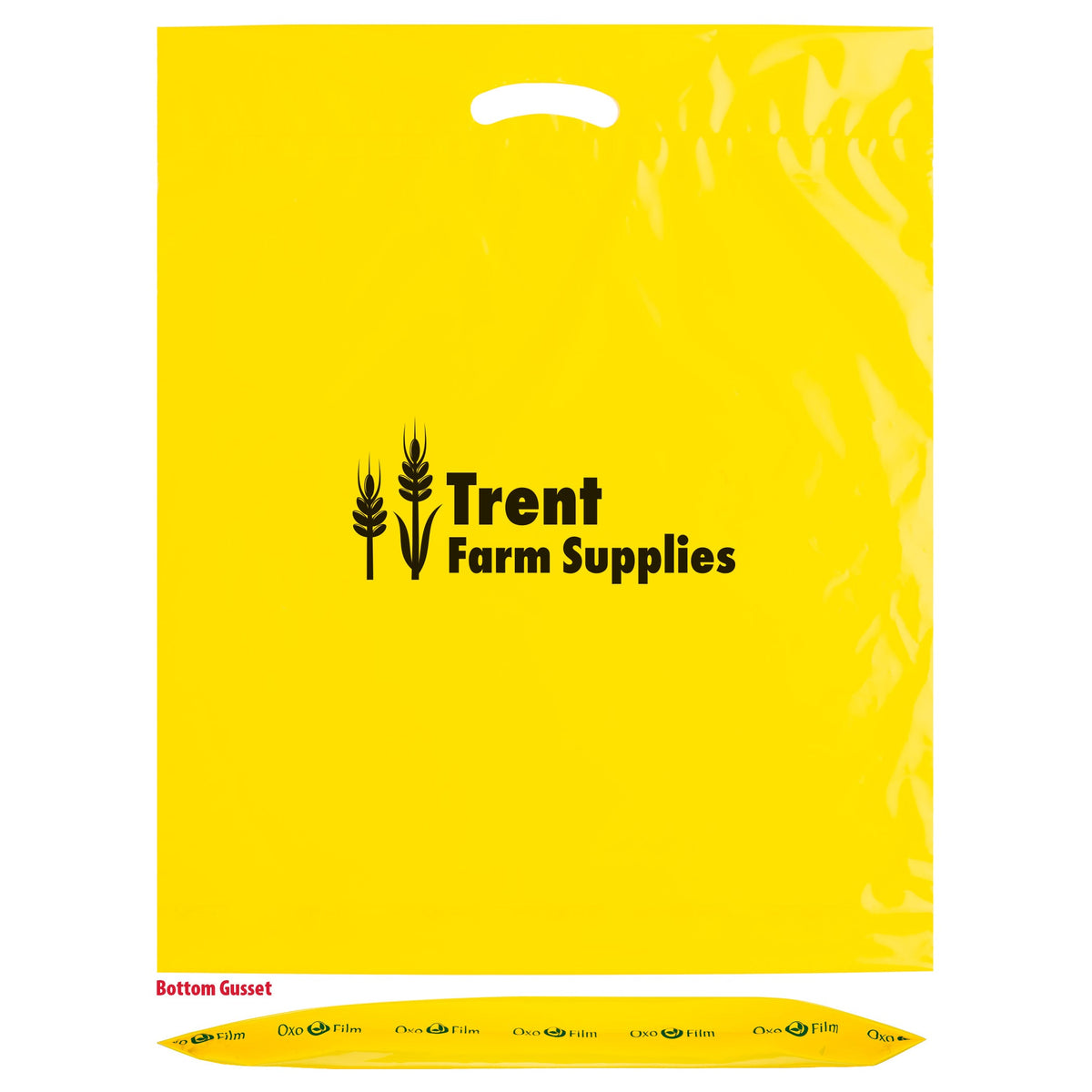 Wholesale Oxo Reusable Fold-Over Reinforced Die Cut Bag - 12BD1822