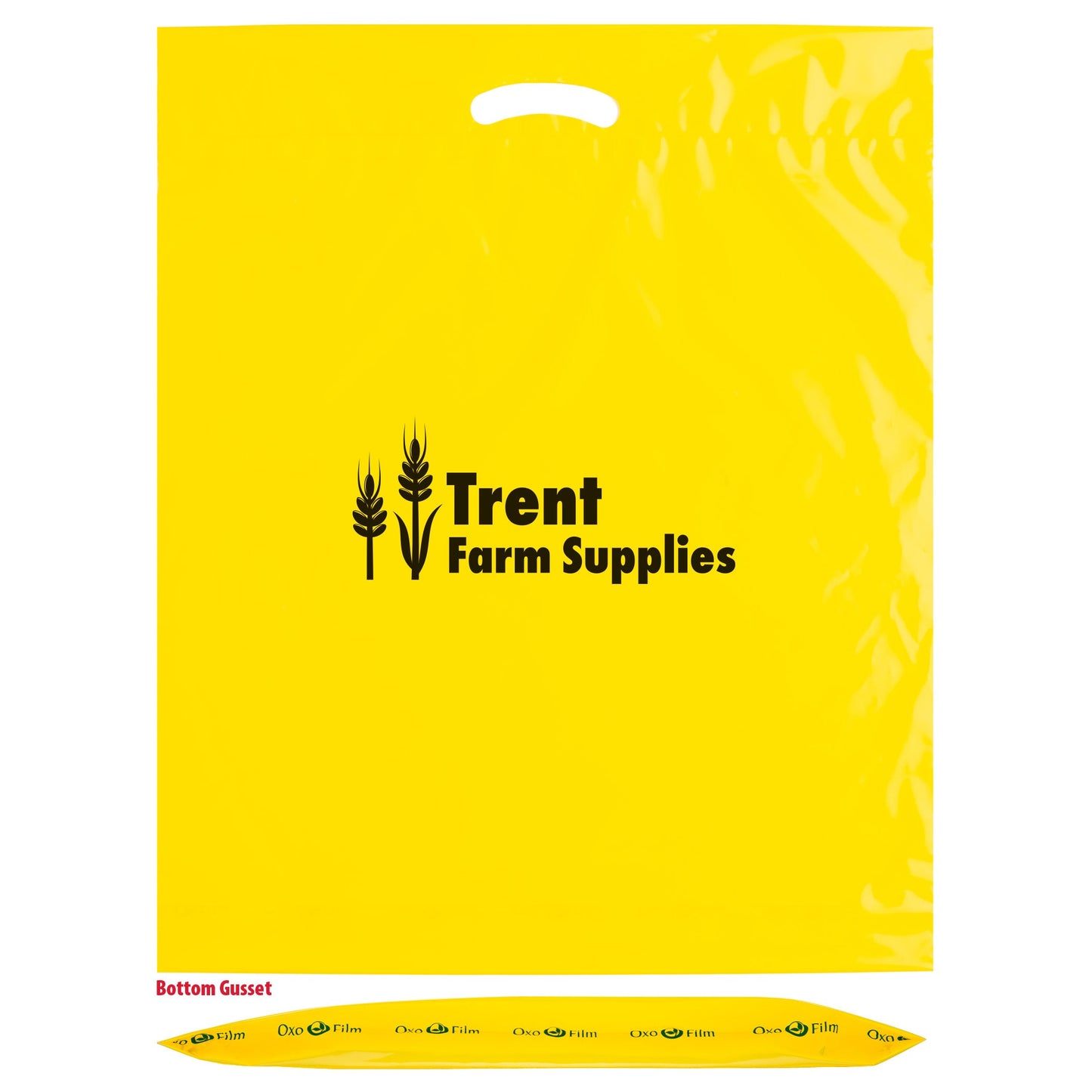 Wholesale Oxo Reusable Fold-Over Reinforced Die Cut Bag - 12BD1822