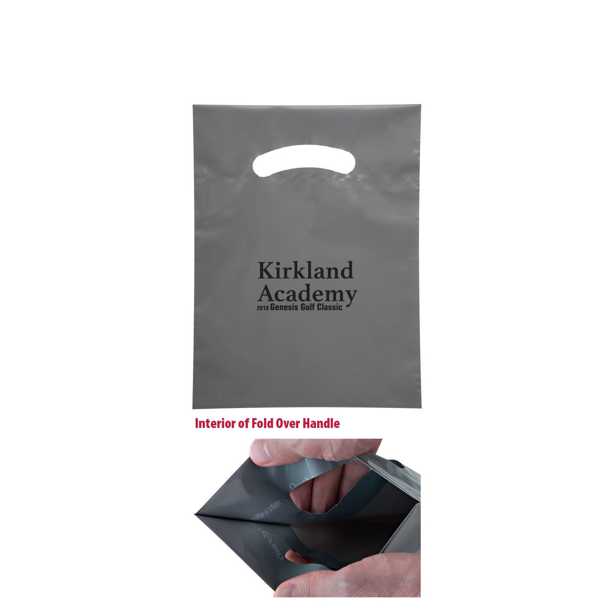 Wholesale Oxo Reusable Fold-Over Reinforced Die Cut Bag - 12BD710