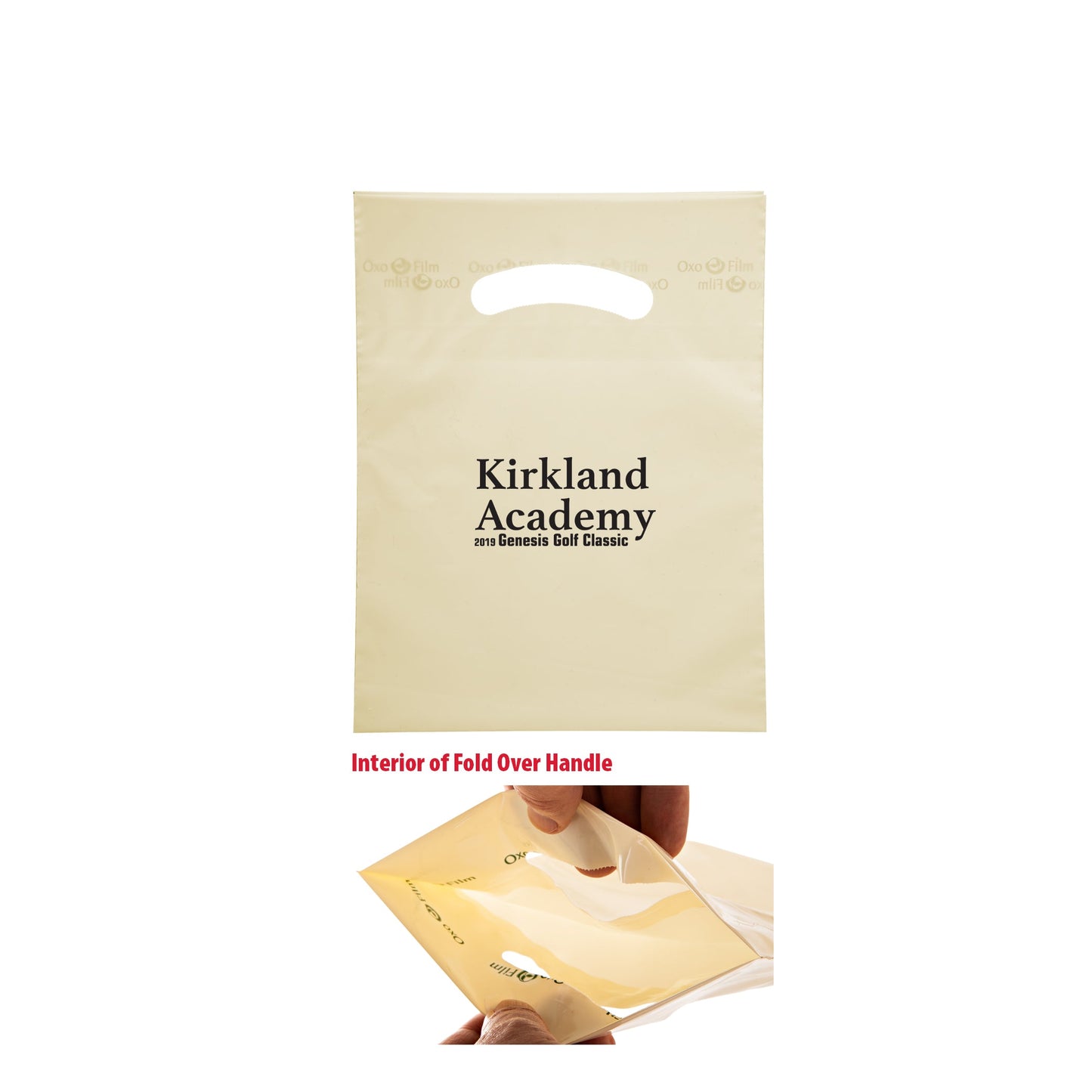 Wholesale Oxo Reusable Fold-Over Reinforced Die Cut Bag - 12BD710