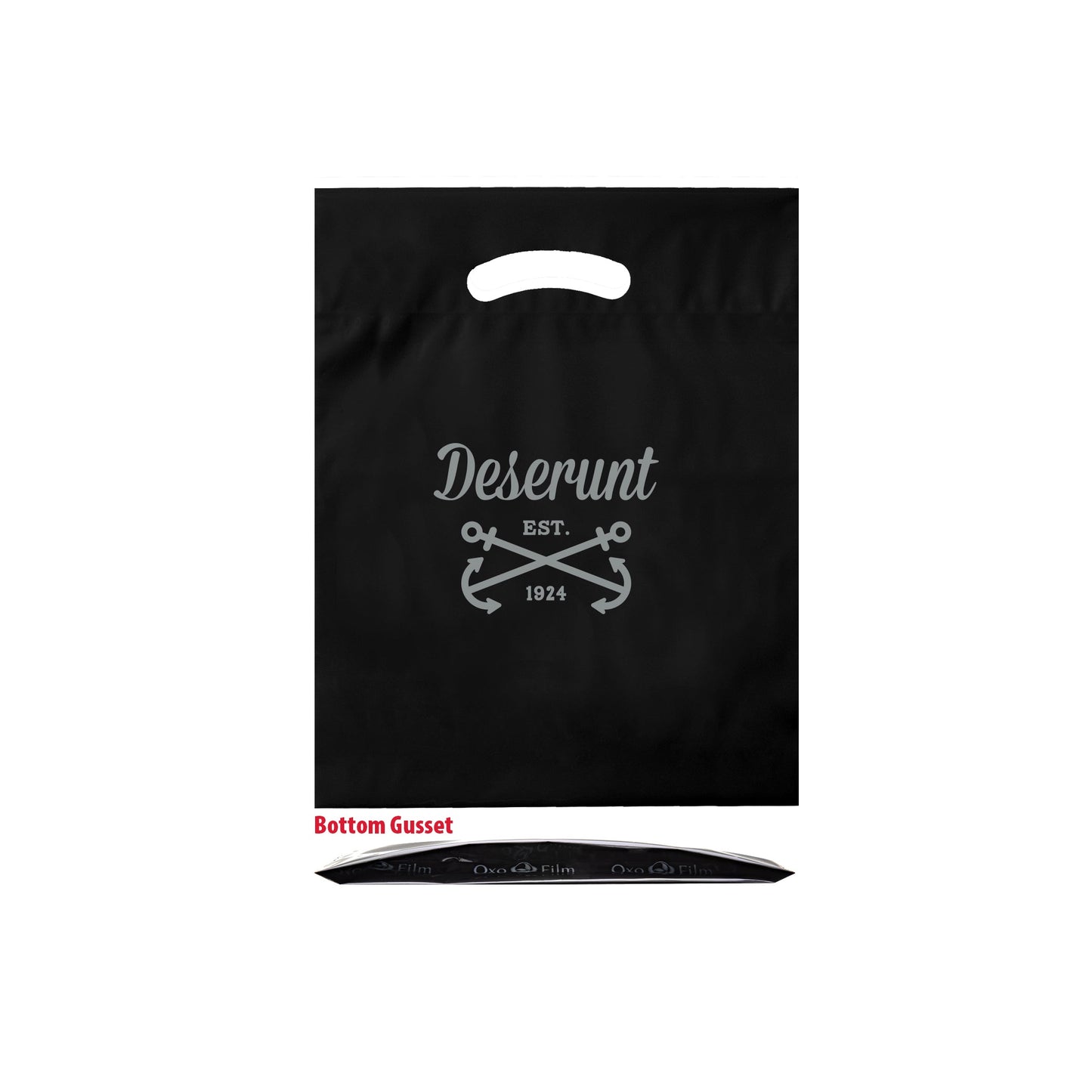 Wholesale Oxo Reusable Fold-Over Reinforced Die Cut Bag - 12BD912