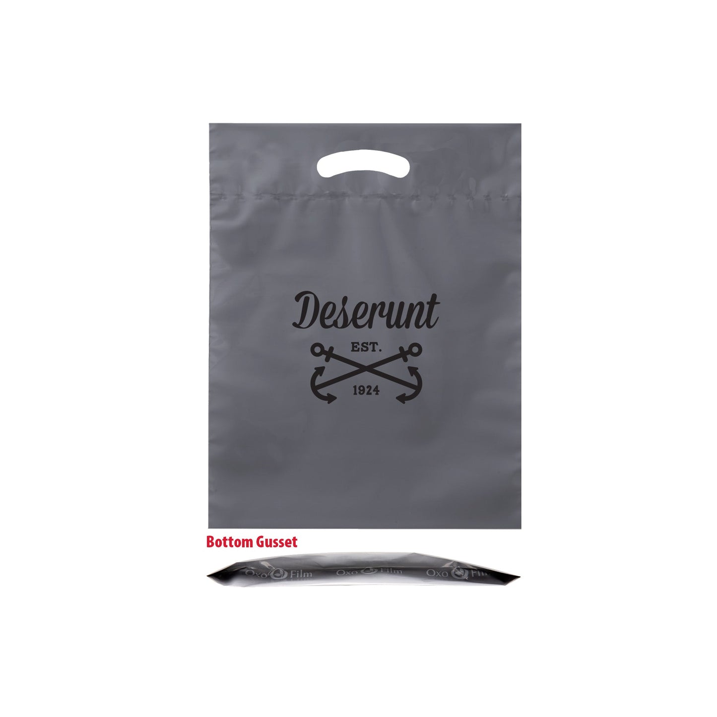 Wholesale Oxo Reusable Fold-Over Reinforced Die Cut Bag - 12BD912
