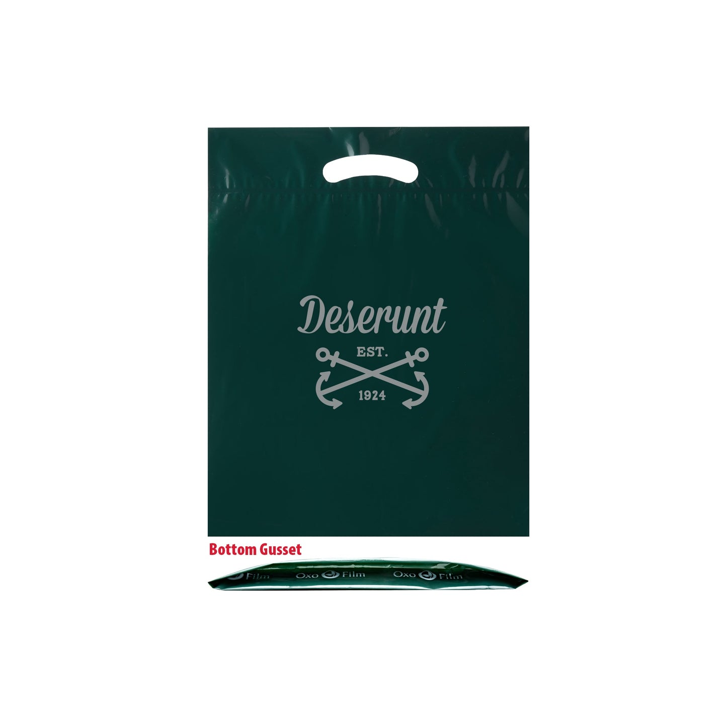 Wholesale Oxo Reusable Fold-Over Reinforced Die Cut Bag - 12BD912