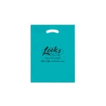Wholesale Fold-Over Reinforced Die-Cut Handle Bags (12" x 15")
