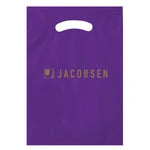 Wholesale Fold-Over Reinforced Die-Cut Plastic Bags (9" x 13")