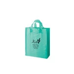 Bulk Custom Printed Frosted Plastic Bags with Handles (10" x 13")