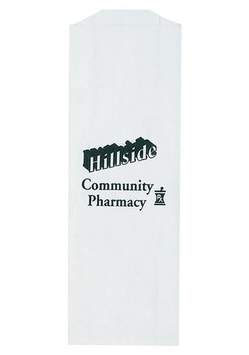 Wholesale White Kraft Prescription Bag - 8P3110