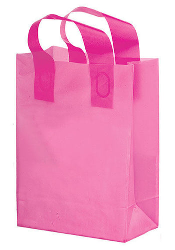 Wholesale Pink Awareness Color Frosted Soft Loop Shopper Bag - 19FSL8411BCA