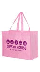 Custom Pink Gloss Laminated Awareness Designer Bag