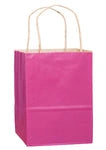 Wholesale Pink Breast Cancer Awareness Matte Paper Shopping Bags with Handles