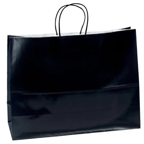 Wholesale Aubrie-Black Paper Bag -  34BKG1612