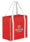 Wholesale Two-Tone Non-Woven Shopping Bag with Poly Board Insert
