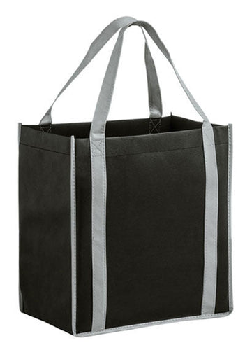 Wholesale Two-Tone Non-Woven Tote Bag with Poly Board Insert - CT12813