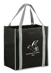 Wholesale Two-Tone Non-Woven Shopping Bag with Poly Board Insert