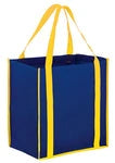 Wholesale Two-Tone Non-Woven Shopping Bag with Poly Board Insert