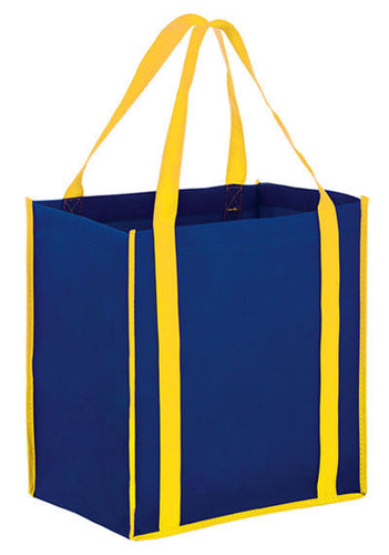 Wholesale Two-Tone Non-Woven Tote Bag with Poly Board Insert - CT12813