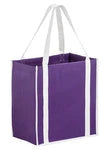 Wholesale Two-Tone Non-Woven Shopping Bag with Poly Board Insert