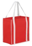 Wholesale Two-Tone Non-Woven Shopping Bag with Poly Board Insert