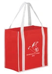 Wholesale Two-Tone Non-Woven Shopping Bag with Poly Board Insert
