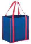Wholesale Two-Tone Non-Woven Shopping Bag with Poly Board Insert