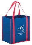 Wholesale Two-Tone Non-Woven Shopping Bag with Poly Board Insert