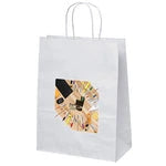 Wholesale Jenny White Paper Shopping Bag with Handles