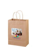 Eco-Friendly Wholesale Kraft Shopping Bags with Handles
