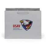London Matte Laminated Premium Paper Shopping Bags (Bulk)