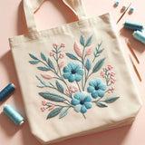 Embroidery Service – Add Your Design or Text to a Tote Bag