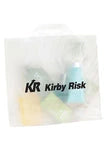 Custom Branded Frosted Soft Bridge Handle Bags