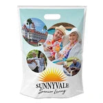 Custom Full Color Printed Die Cut Plastic Bags (12" x 16.5")