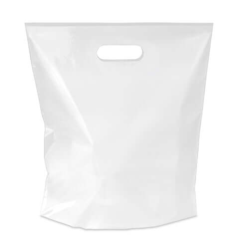 Wholesale 12W x 13 1/2H x 3 Digital Full Color Die Cut Plastic Bag - FC12133