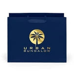 London Matte Laminated Premium Paper Shopping Bags (Bulk)