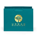 London Matte Laminated Premium Paper Shopping Bags (Bulk)