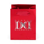 Premium Glossy Jewel Paper Gift Bag with Macrame Handles