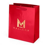 Wholesale Emerald Gloss Laminated Paper Gift Bags