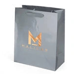 Wholesale Emerald Gloss Laminated Paper Gift Bags
